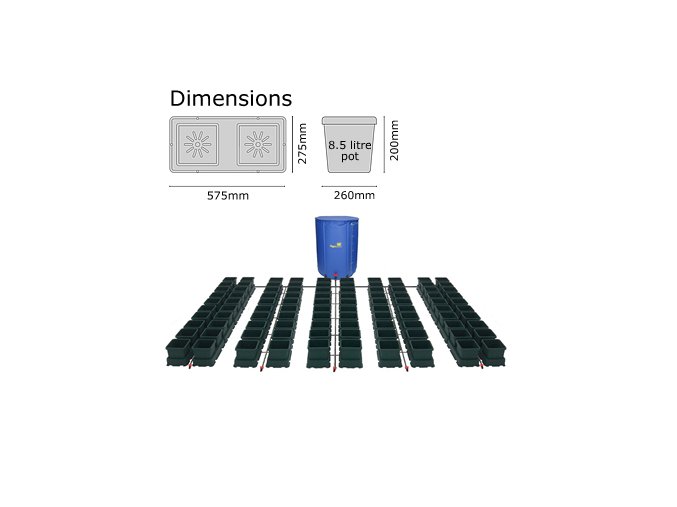 AutoPot - Easy2Grow 100Pot s Flexitank 750L