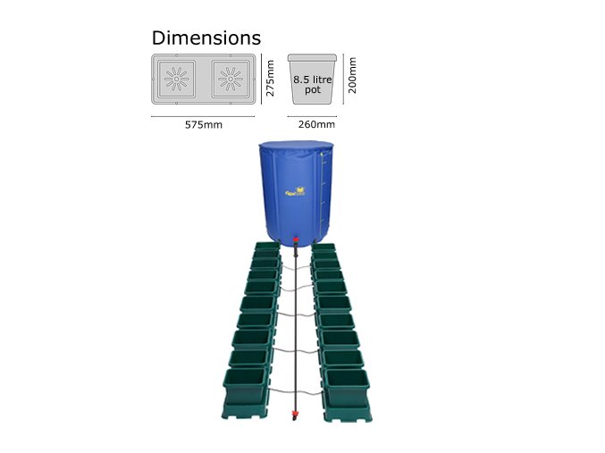 AutoPot - Easy2Grow 20Pot s Flexitank 225L