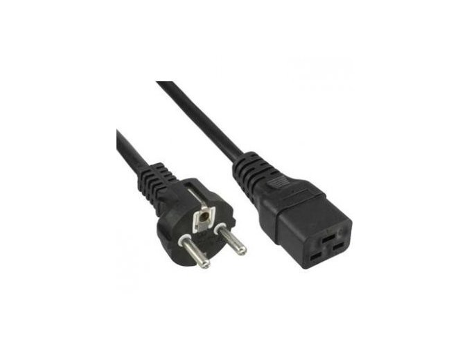 Kabel 2m s el. zástrčkou IEC konektorem (samec)