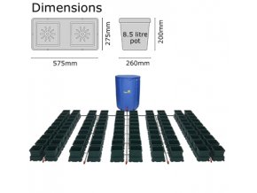 AutoPot - Easy2Grow 100Pot s Flexitank 750L