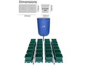 AutoPot - Easy2Grow 24Pot s Flexitank 225L