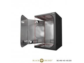 Black Orchid - Hydro-box 140x140x200cm Tent