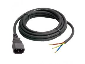 Kabel 4m IEC samec - bez ukončení (do stínidla)