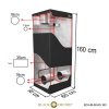 Black Orchid - Hydro-box 60x60x160cm Tent
