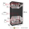 Black Orchid - Hydro-box 110x55x200cm Tent