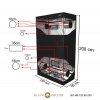 Black Orchid - Hydro-box 120x60x200cm Tent