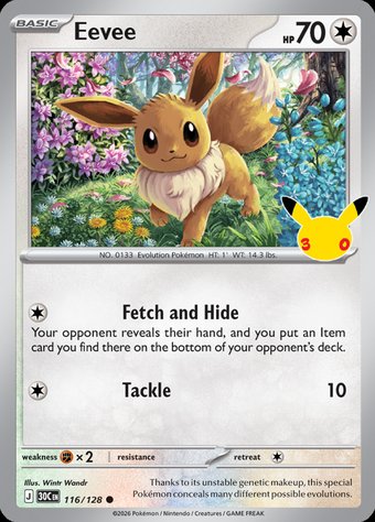 Eevee 116/128 — zvětšit