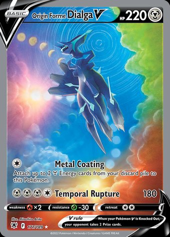 Origin Forme Dialga V 177/189 (Ultra Rare · alternate art)