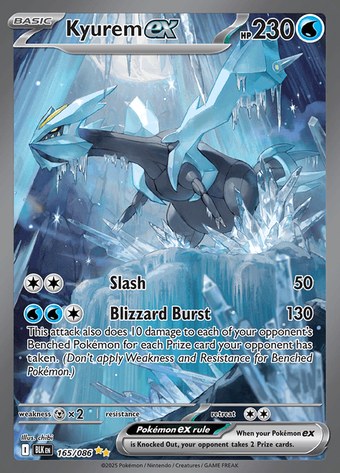 Kyurem ex 165/086 (Special Illustration Rare, Black Bolt)