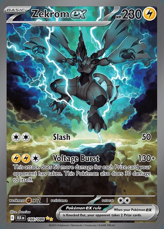 Zekrom ex 166/086 (Special Illustration Rare, Black Bolt)