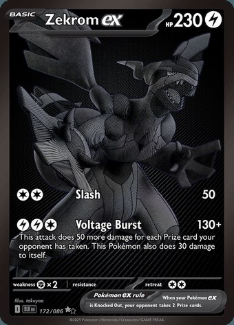 Zekrom ex 172/086 (BWR, Black Bolt)