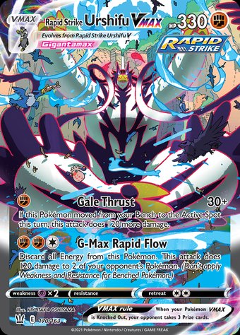 Rapid Strike Urshifu VMAX 170/163 (alternate art Rare Secret)