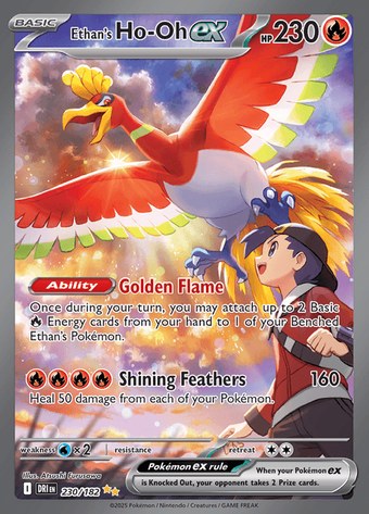 Ethan’s Ho-Oh ex 230/182 (Special Illustration Rare)