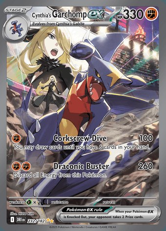 Cynthia’s Garchomp ex 232/182 (Special Illustration Rare)