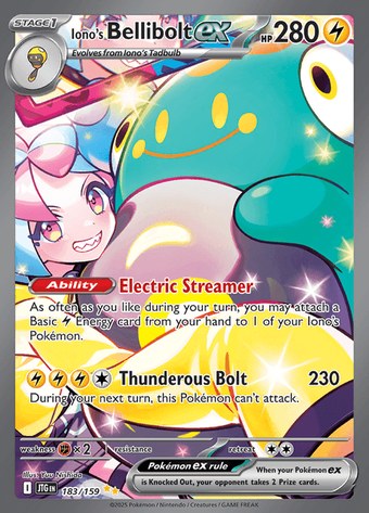 Iono’s Bellibolt ex 183/159 (Special Illustration Rare)