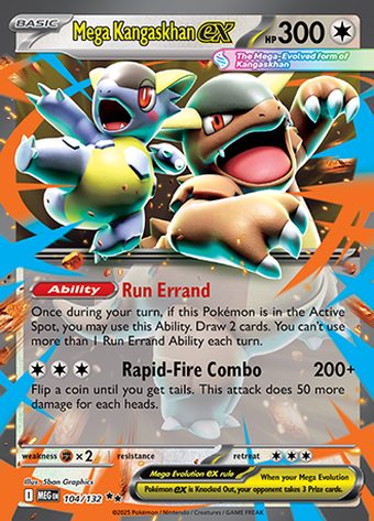 Mega Kangaskhan ex 104/132 (Double Rare)