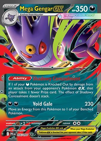 Mega Gengar ex 056/094 (Double Rare)