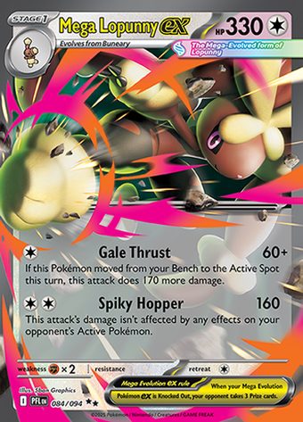Mega Lopunny ex 084/094 (Double Rare)
