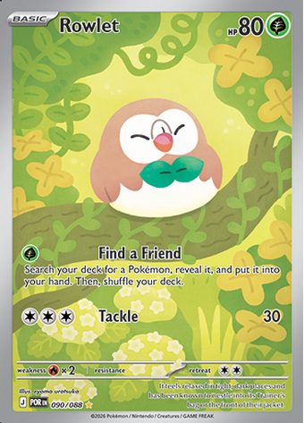 Rowlet 090/088 (Illustration Rare)