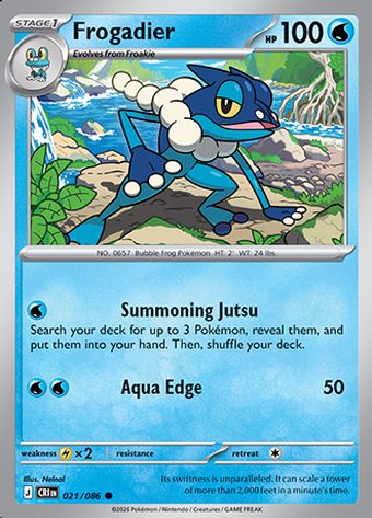 Frogadier 021/086 (Common)