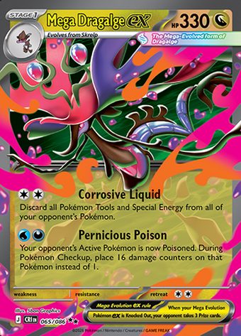 Mega Dragalge ex 065/086 (Double Rare)