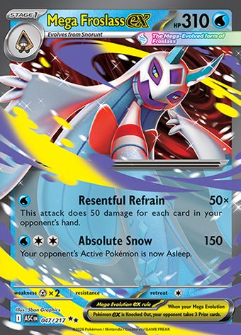 Mega Froslass ex 047/217 (Double Rare)
