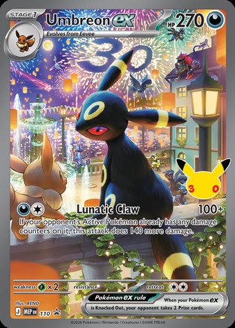 Umbreon ex, promo karta — zvětšit