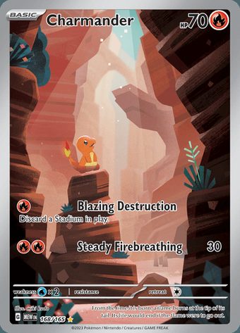 Charmander 168/165 (Illustration Rare)