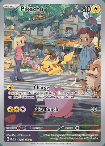 Pikachu 173/165 (Illustration Rare)