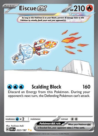 Eiscue ex 222/197 (Special Illustration Rare)