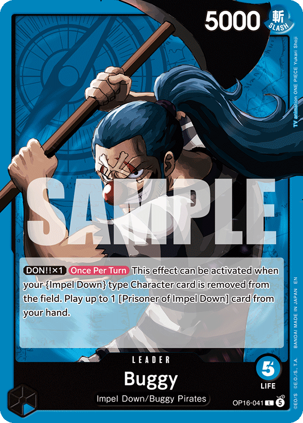 Buggy OP16-041 – One Piece Card Game