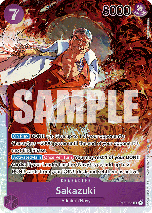 Sakazuki OP16-065 – One Piece Card Game