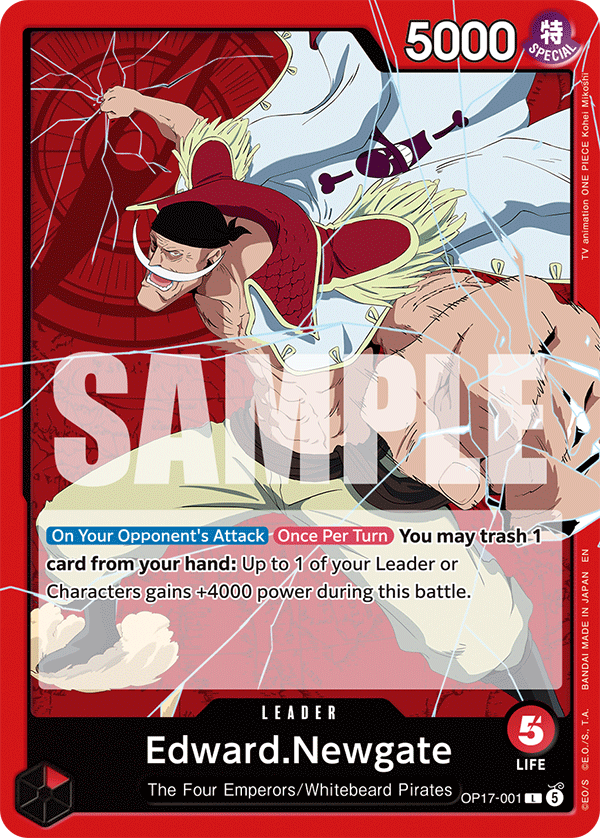 Edward.Newgate OP17-001 – One Piece Card Game