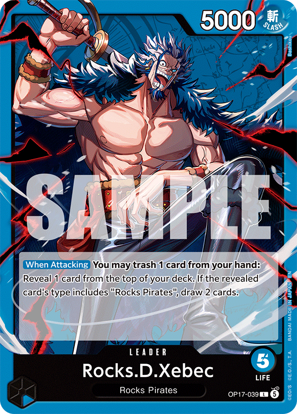 Rocks.D.Xebec OP17-039 – One Piece Card Game