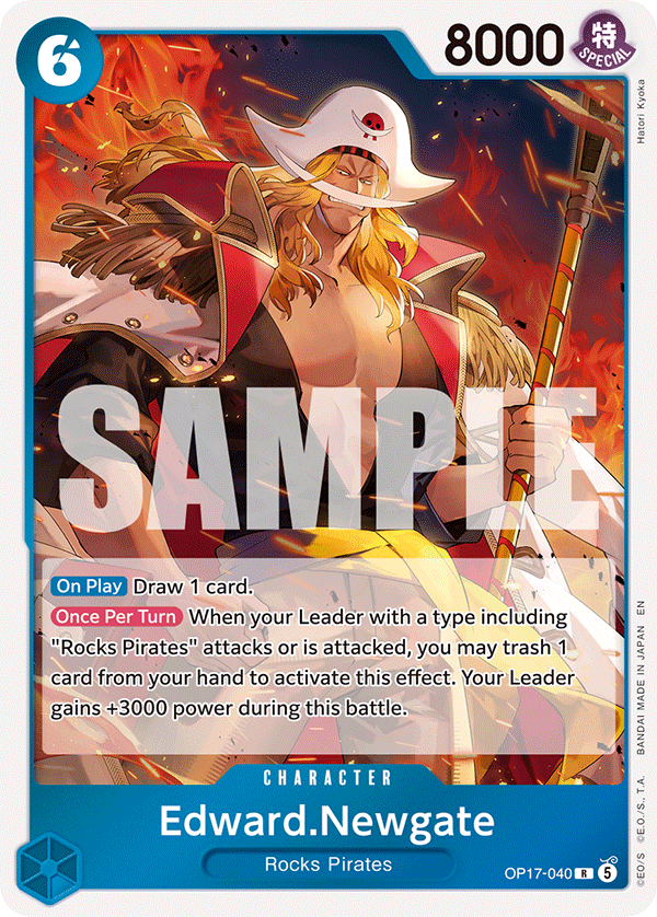 Edward.Newgate OP17-040 – One Piece Card Game