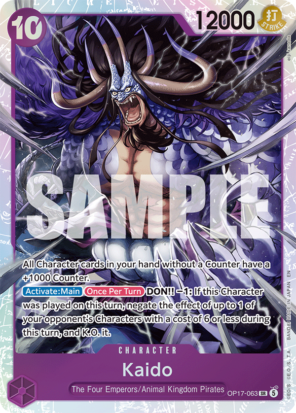 Kaido OP17-063 – One Piece Card Game