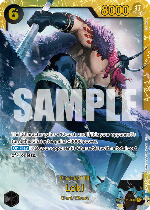 Loki OP17-119 – One Piece Card Game
