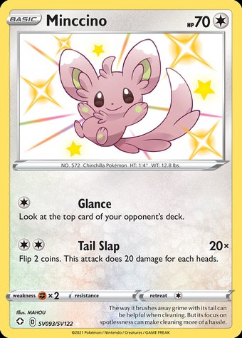 Minccino SV093/SV122 (shiny rare)