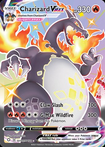 Charizard VMAX SV107/SV122 (shiny VMAX)
