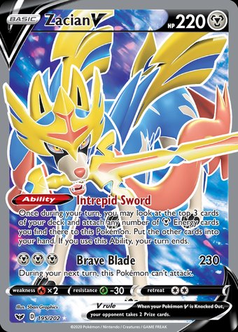 Zacian V 195/202 (Rare Ultra)