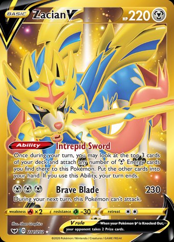 Zacian V 211/202 (Rare Secret)