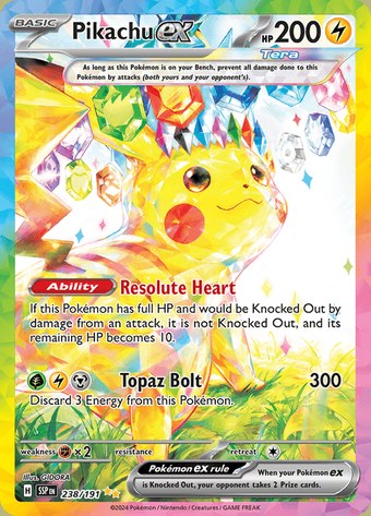 Pikachu ex 238/191 (Special Illustration Rare)