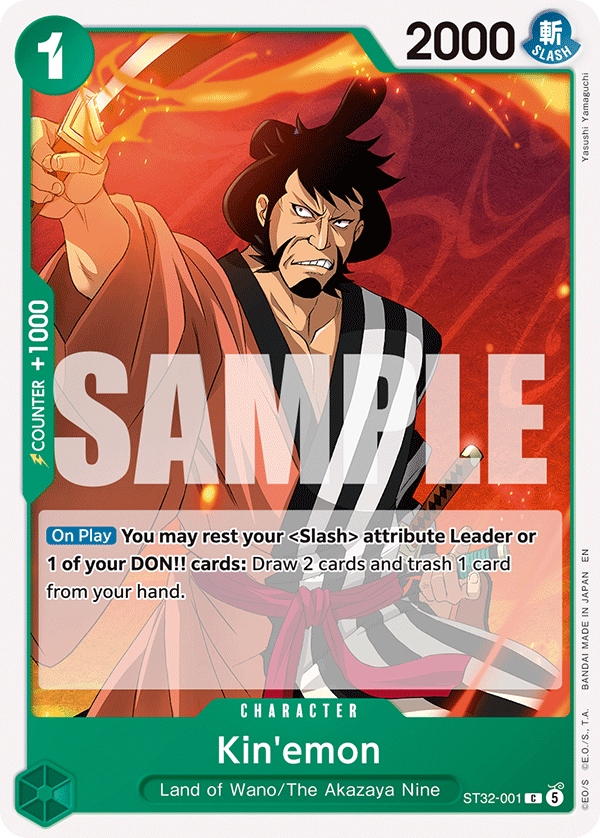 Roronoa Zoro ST32-001 – One Piece Card Game