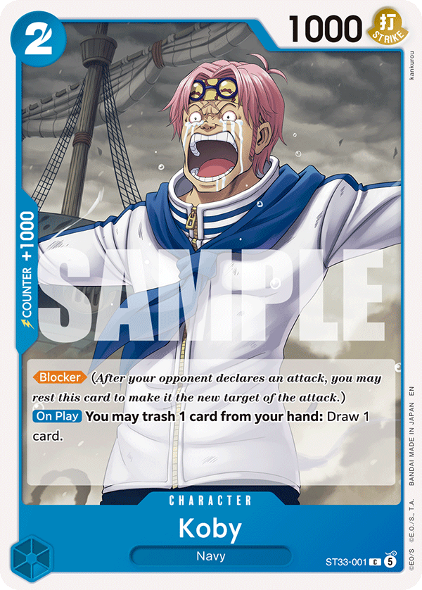 Kuzan ST33-001 – One Piece Card Game