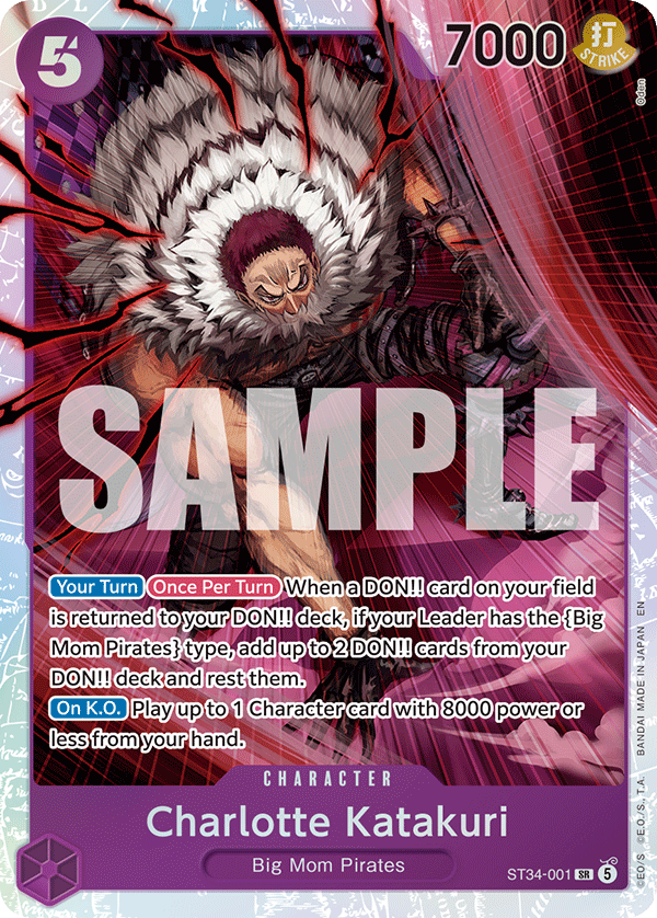 Charlotte Katakuri ST34-001 – One Piece Card Game