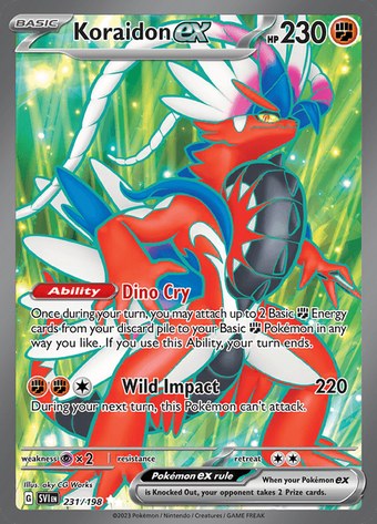 Koraidon ex 231/198 (Ultra Rare)