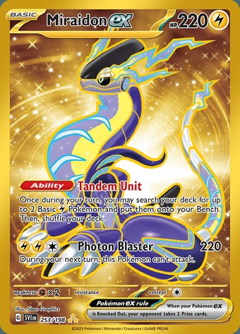 Miraidon ex 253/198 (Hyper Rare)