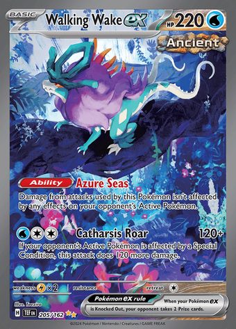 Walking Wake ex 205/162 (Special Illustration Rare)
