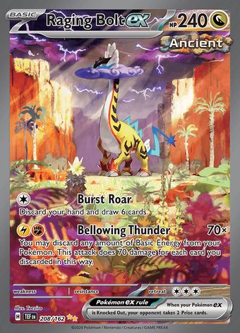Raging Bolt ex 208/162 (Special Illustration Rare)
