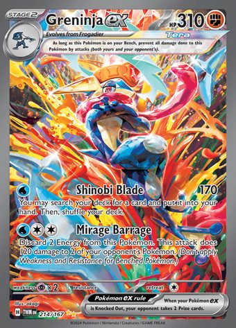 Greninja ex 214/167 (Special Illustration Rare)